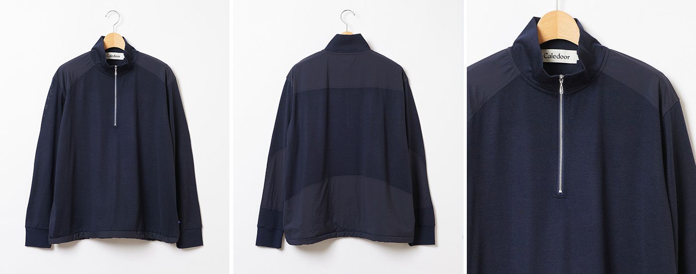 メリノウールハーフジップセーター(MEN) 全1色 | BRITISH MADE