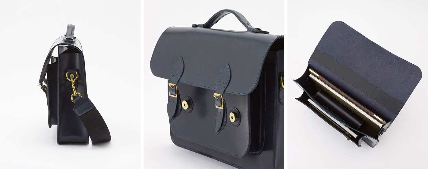 サッチェルバッグ13.5インチ(デタッチャブルワイドストラップ) 全2色