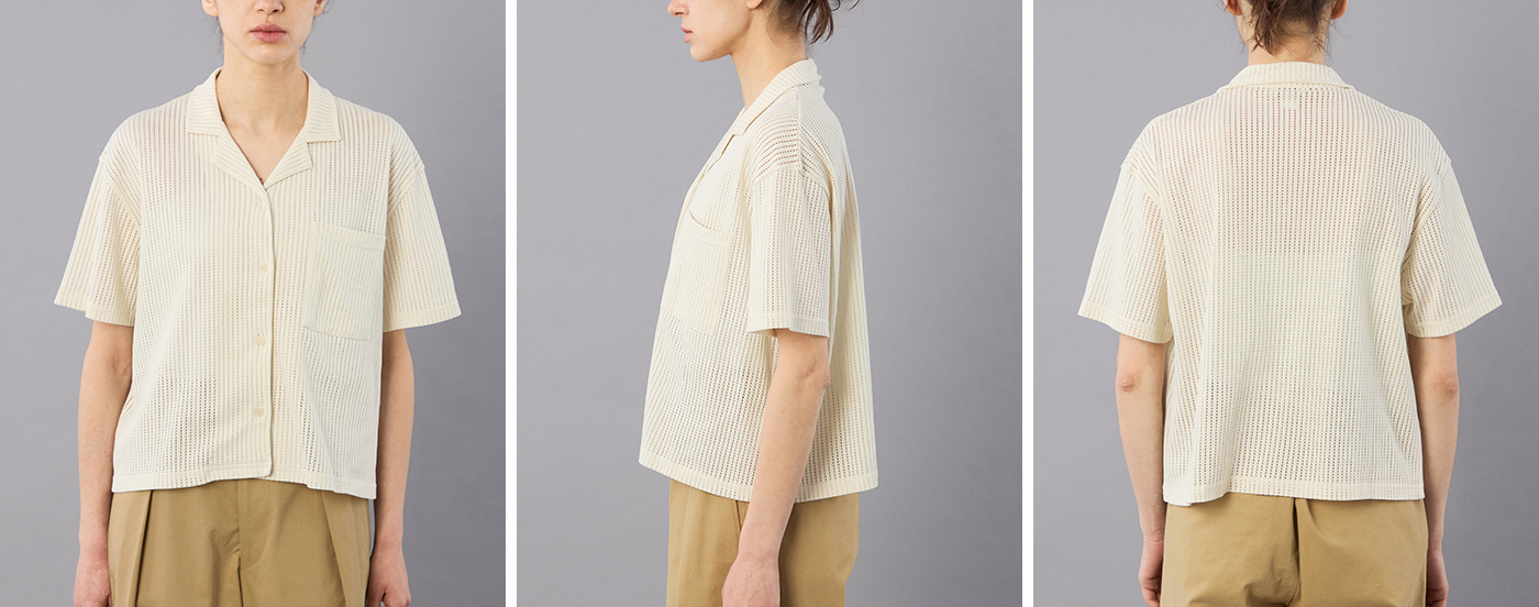 メッシュシャツ(WOMEN) 全2色 | BRITISH MADE