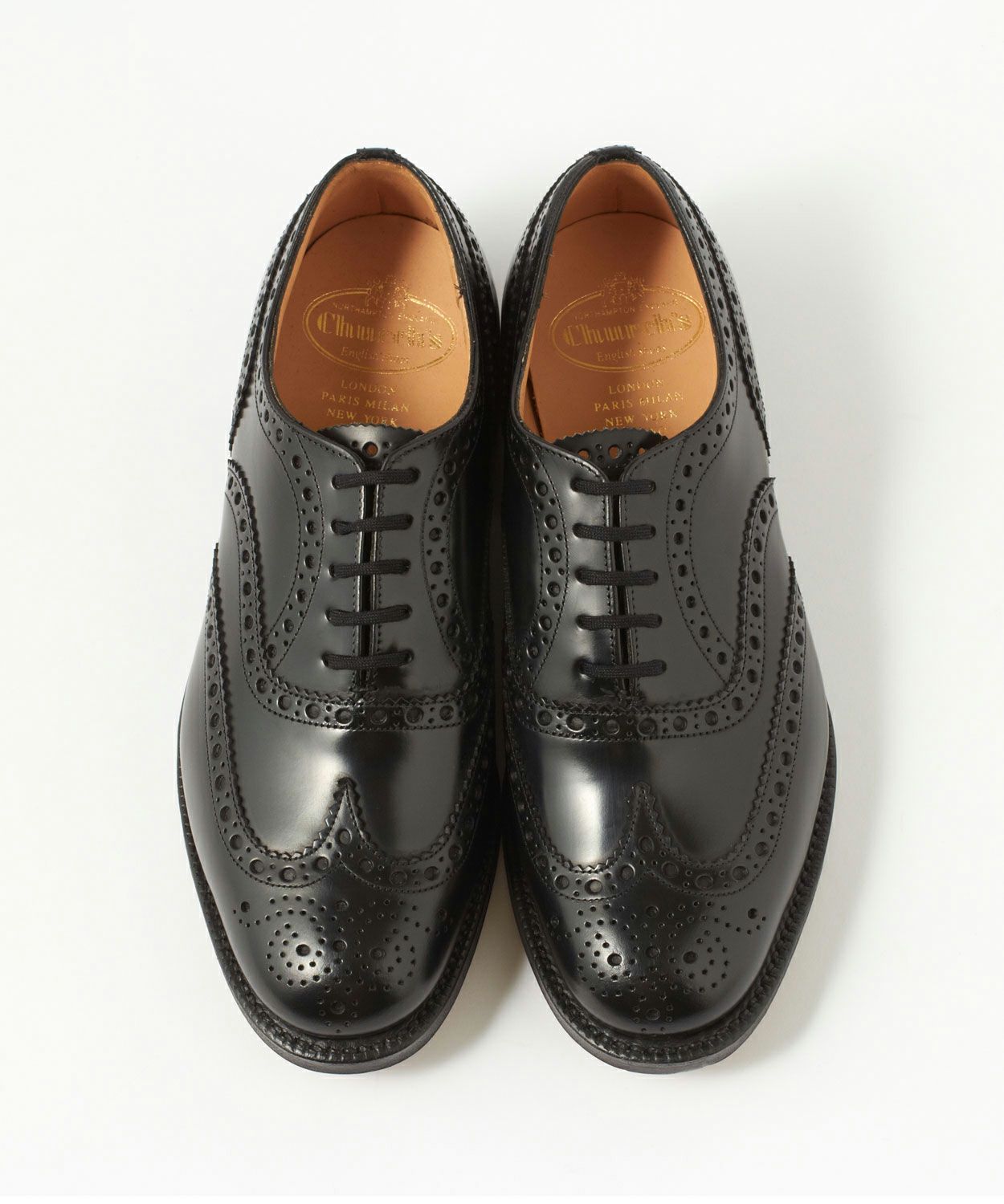 Burwood バーウッド レザーソール ポリッシュドバインダーカーフ Men British Made