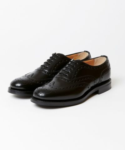 Burwood バーウッド レザーソール ポリッシュドバインダーカーフ Men British Made