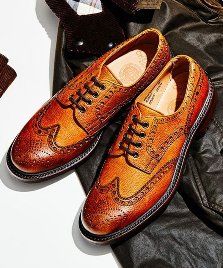 CHEANEY Avon C Almond Grain Leather