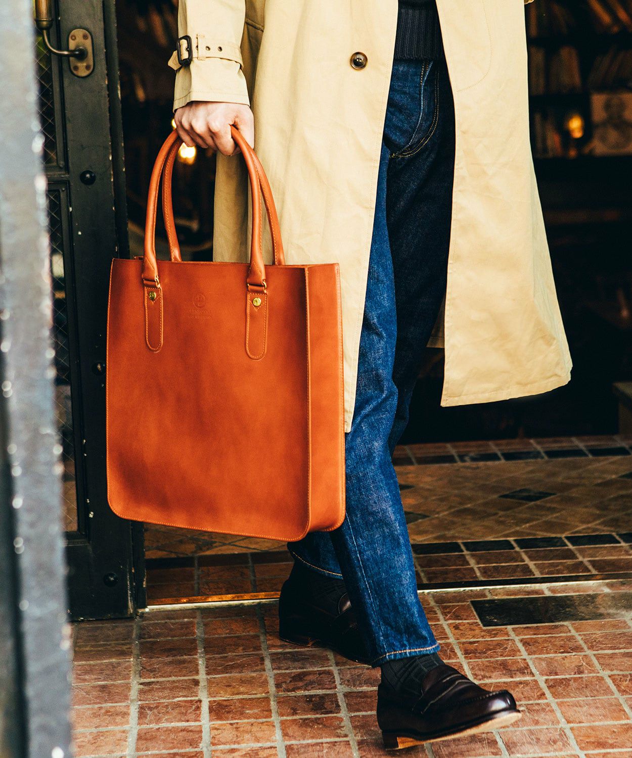2ハンドルジップトップトートバッグ 全4色 | BRITISH MADE