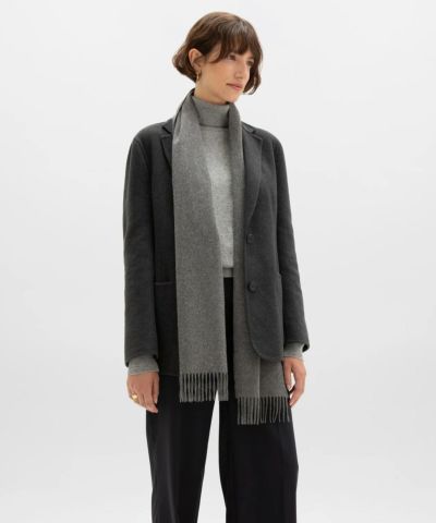 Johnstons of Elgin リバーシブルスカーフ リバーシブルスカーフ(カシミヤ) 全1色 | BRITISH MADE