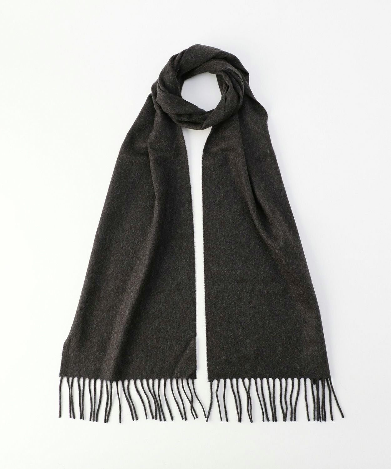 Johnstons of Elgin カーディガン XS グレー 【古着】【中古】【送料無料】 Johnstons of Elgin ジョンストンズ カシミア 大判 ストール