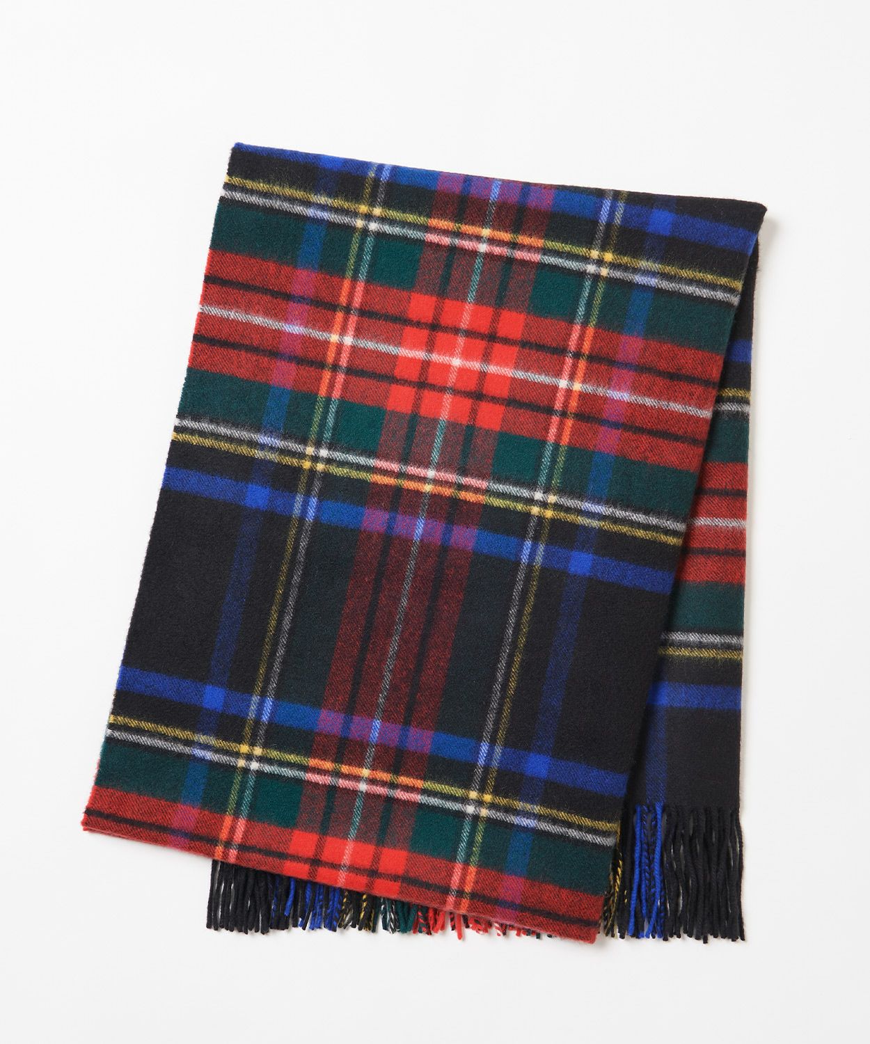 大判チェックストール(定番)(カシミヤ) 全9色 | BRITISH MADE