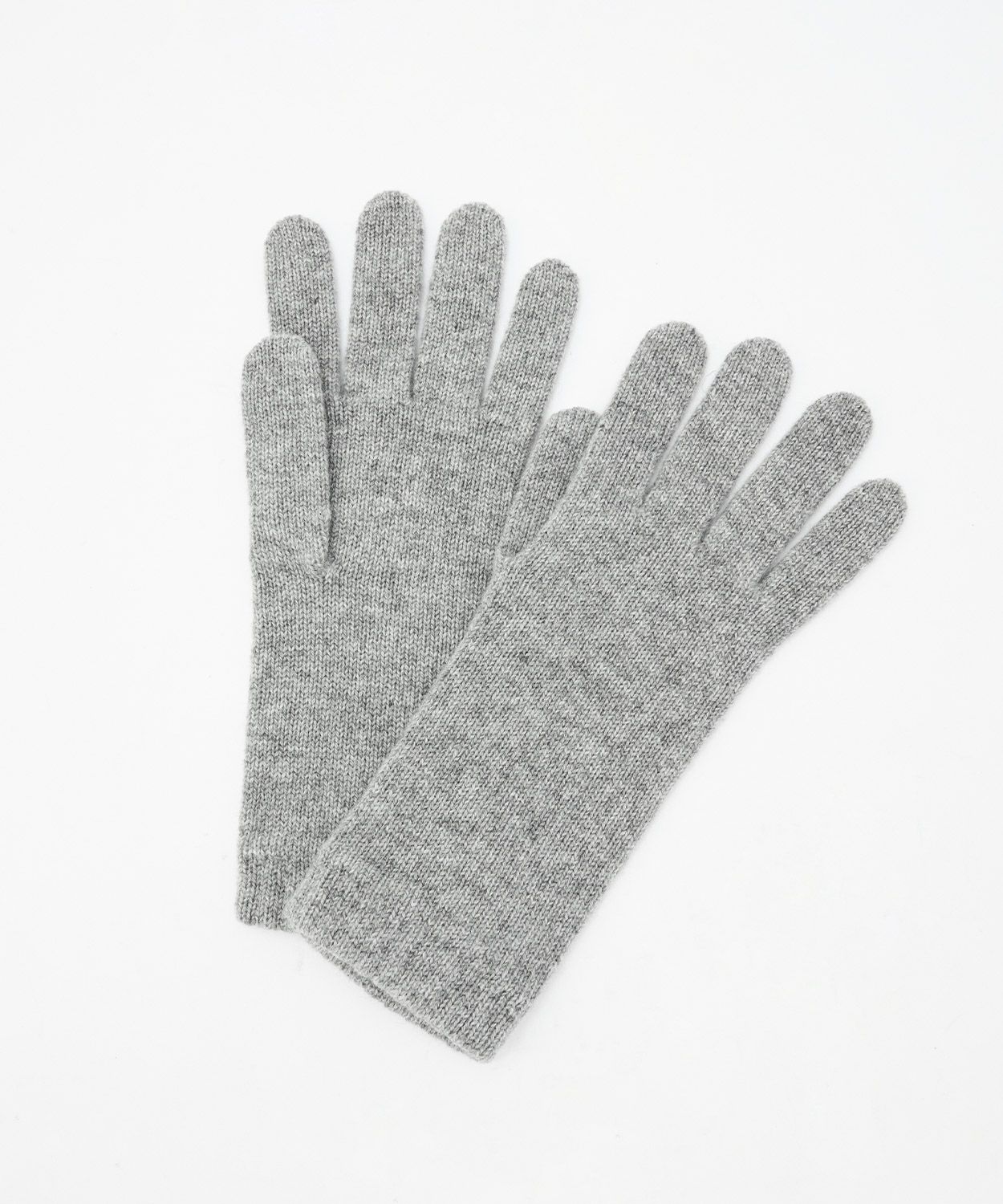 【新品】JOHNSTONS ジョンストンズ ニットグローブ シルバー プレゼントにも最適。柔らかで、あたたかなニット小物特集