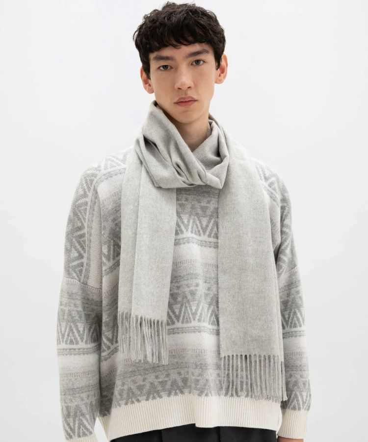 中判プレーンスカーフ(定番)(カシミヤ) 全6色