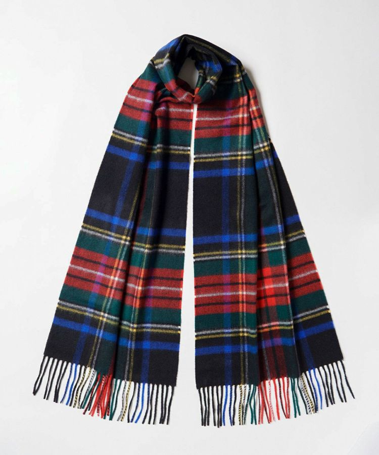 Johnstons WA57 ジョンストンズ 中判 Tartan Scarf 高級 カシミア