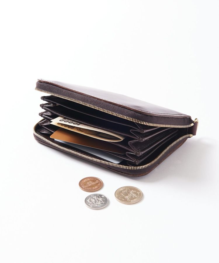 ジャバラ式財布(5室タイプ)(コードバン) 全2色