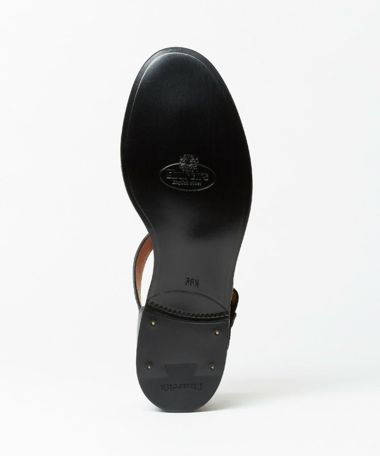 【美品】チャーチ ケルシー グルカシューズ 編込み レザー 黒 35.5 高級そらSHOP靴22cm