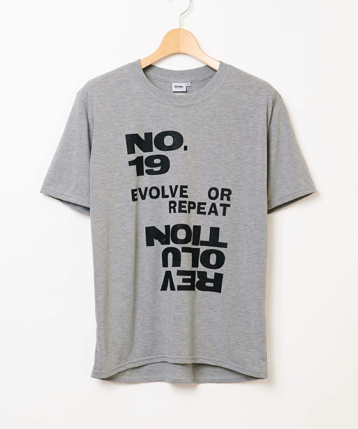 ロゴプリントtシャツ No 19 Revolution British Made