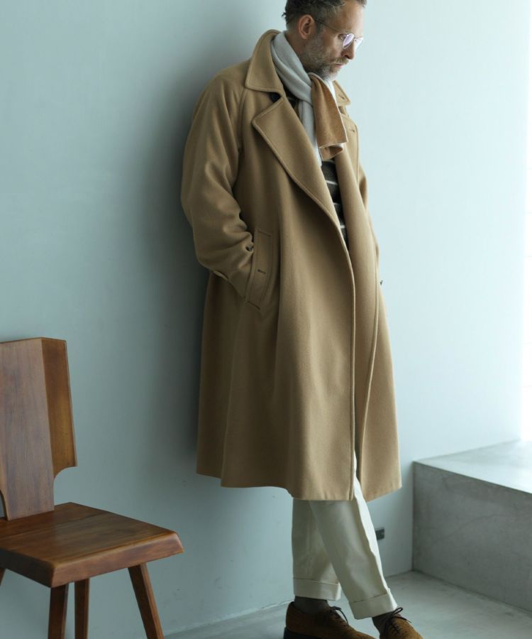 春先取りの COMOLI トレンチコート - size3 COAT BRESTED W 