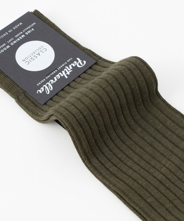 リブウールソックス(薄手)(MEN) 全14色 | BRITISH MADE