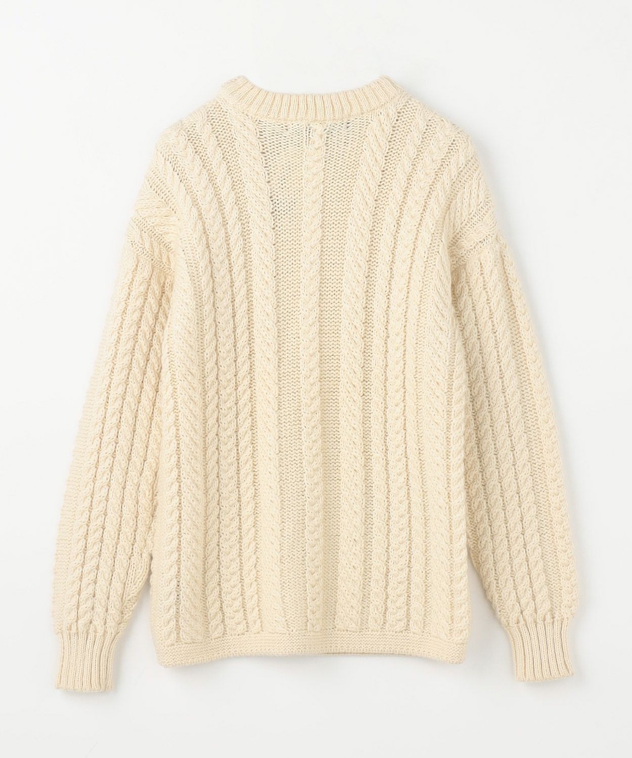 クルーネックアランセーター(MEN) 全2色 | BRITISH MADE