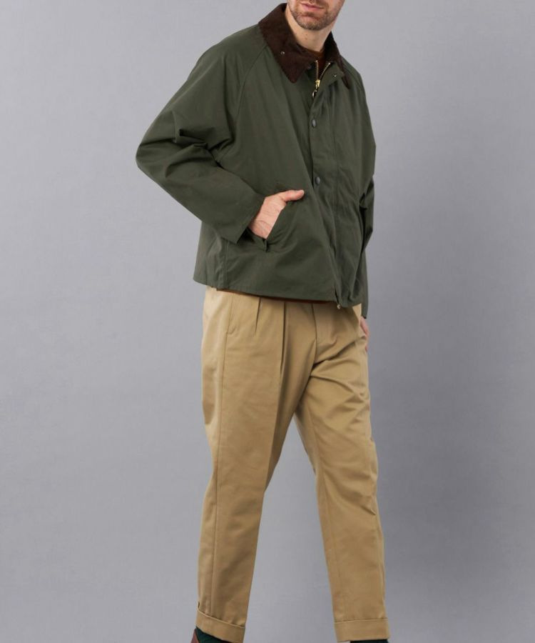 Barbour トランスポートカジュアル サージ 38 Barbour バブアー 130th Anniversary TRANSPORT JACKET トランス