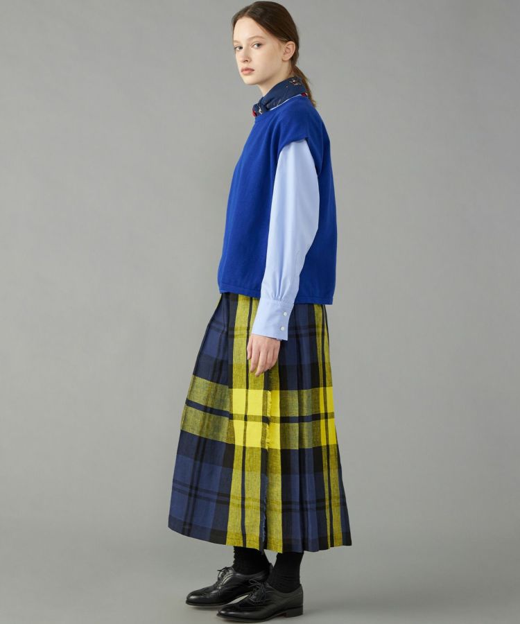 別注]macalastair × O'NEIL OF DUBLIN ロングキルトスカート(WOMEN) 全3色 BRITISH MADE