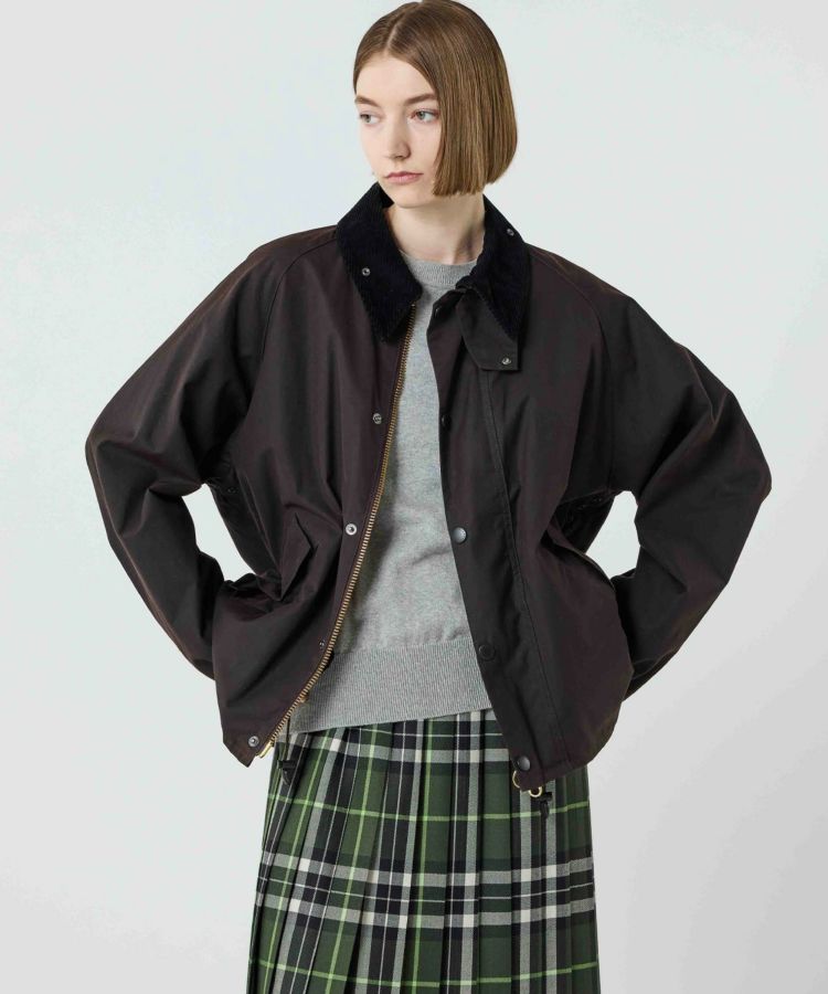 【美品】Barbour 別注 トランスポート サイズ38 玉虫色 Barbour transport バブアー トランスポート ワックス コットン