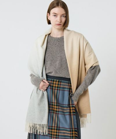 大判チェックストール(定番)(カシミヤ) 全9色 | BRITISH MADE