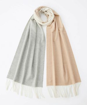 中判グラデーションスカーフ(カシミヤ) 全2色 | BRITISH MADE