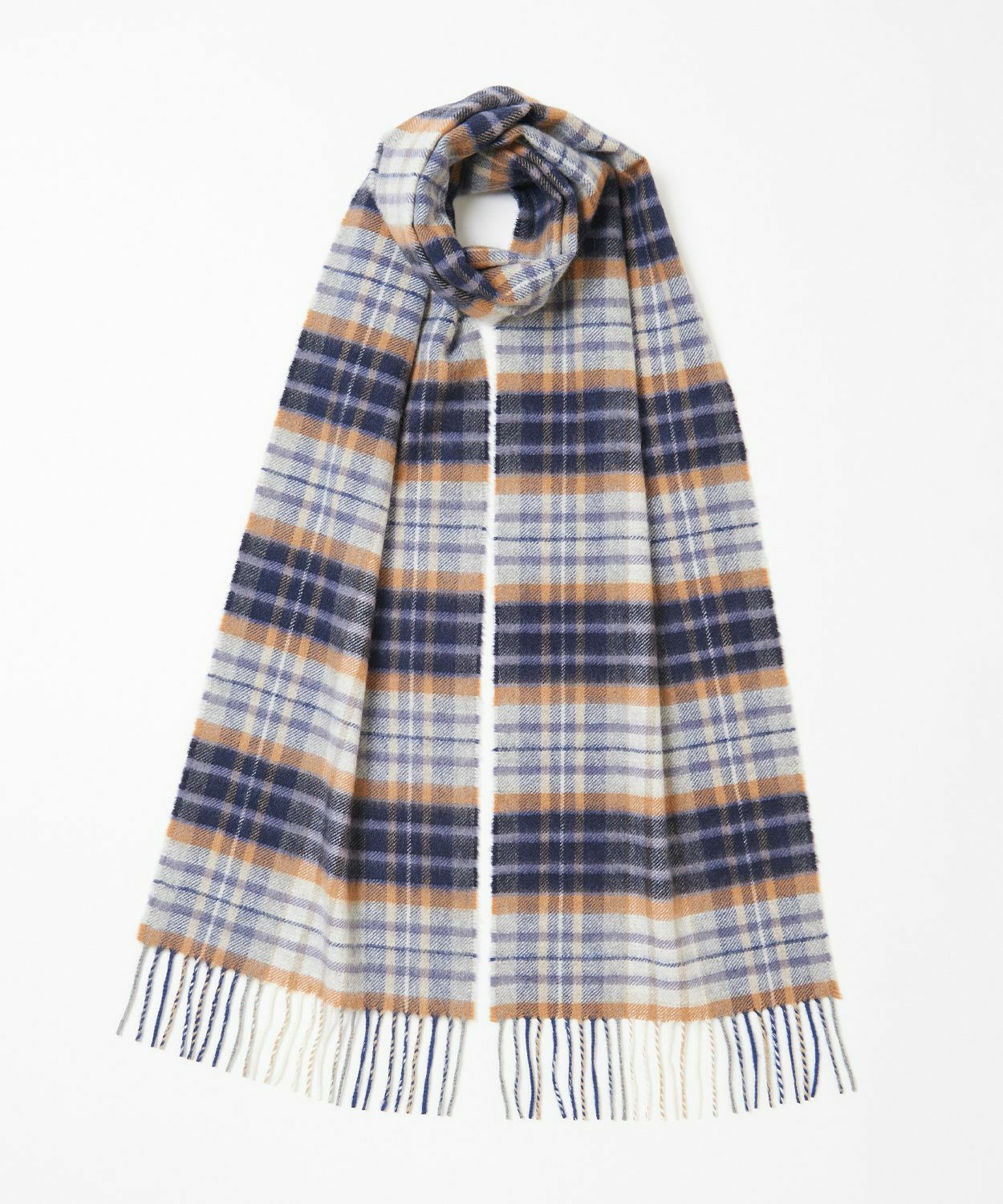 小判チェックスカーフ(カシミヤ) 全5色 | BRITISH MADE