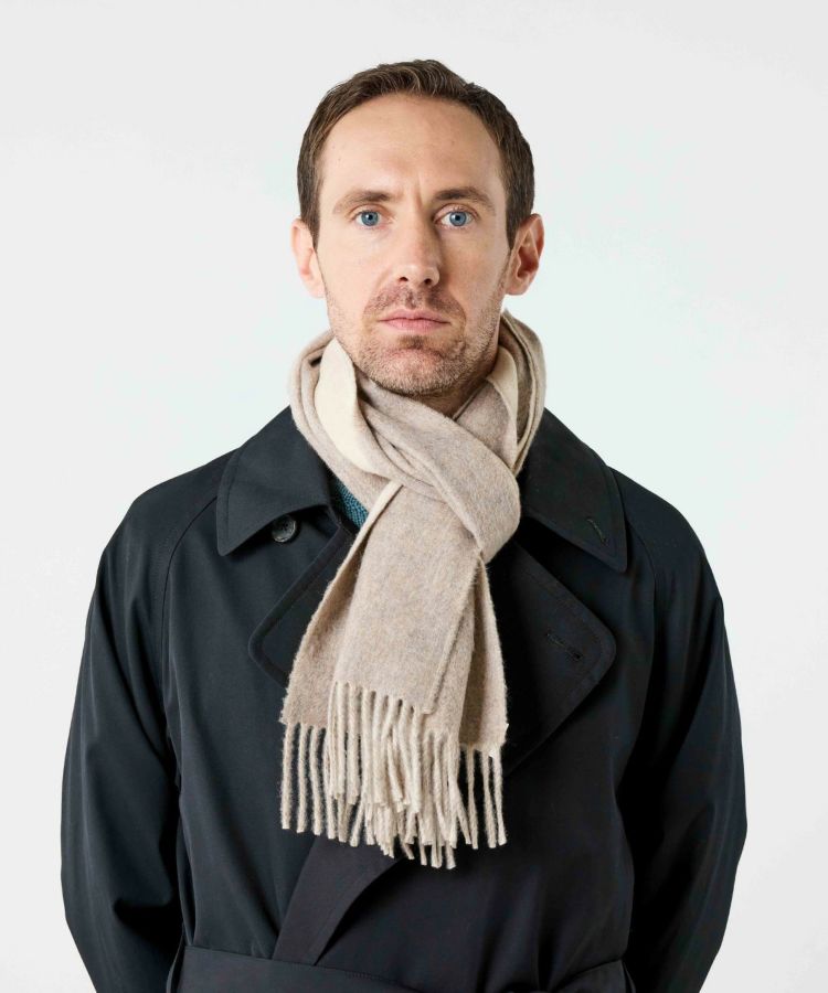 リバーシブルスカーフ(カシミヤ) 全4色 | BRITISH MADE