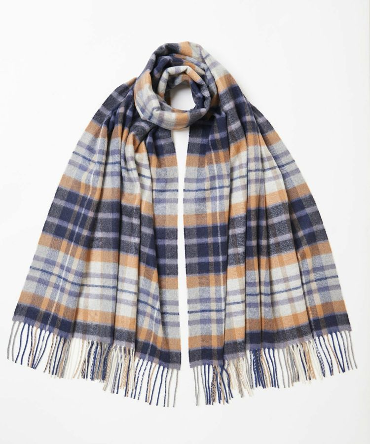 大判チェックストール(カシミヤ) 全17色 | BRITISH MADE