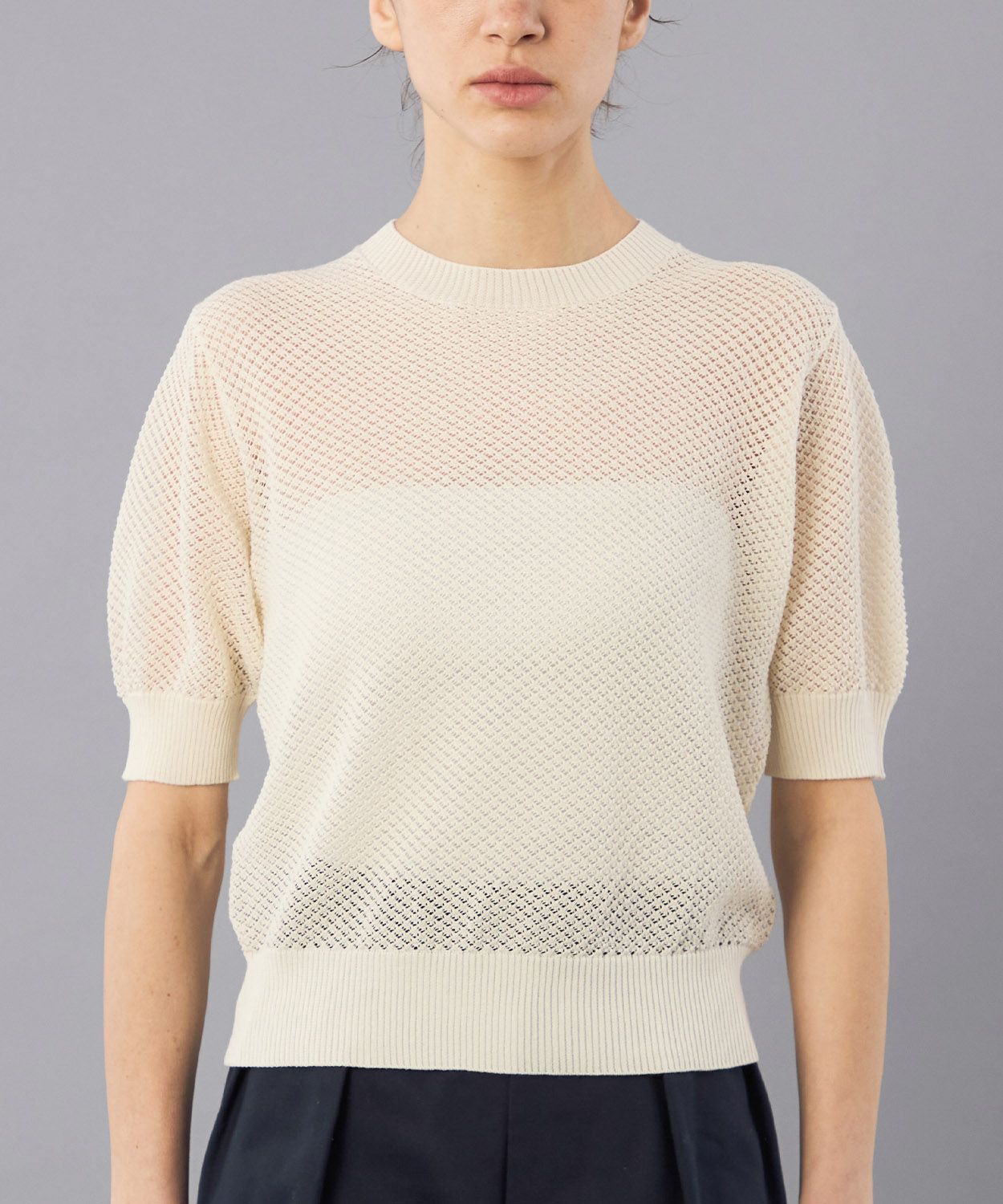 シアーハーフスリーブTシャツ(WOMEN) 全3色 | BRITISH MADE