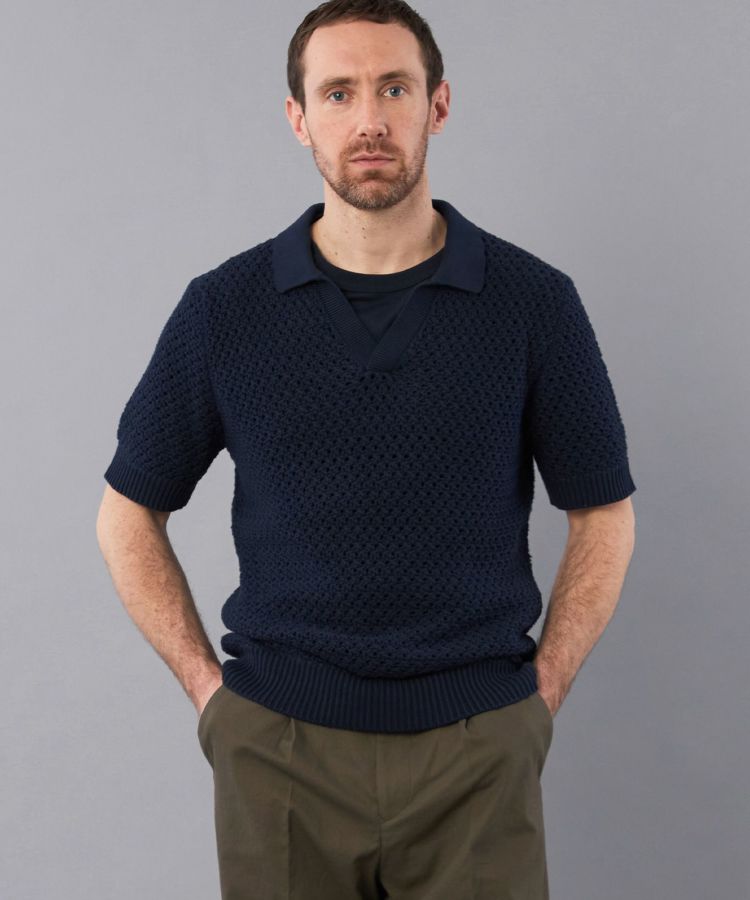 OUR LEGACY 22AW チャンキー ニット ポロ 46 OUR LEGACY 22AW チャンキー ニット ポロ 46