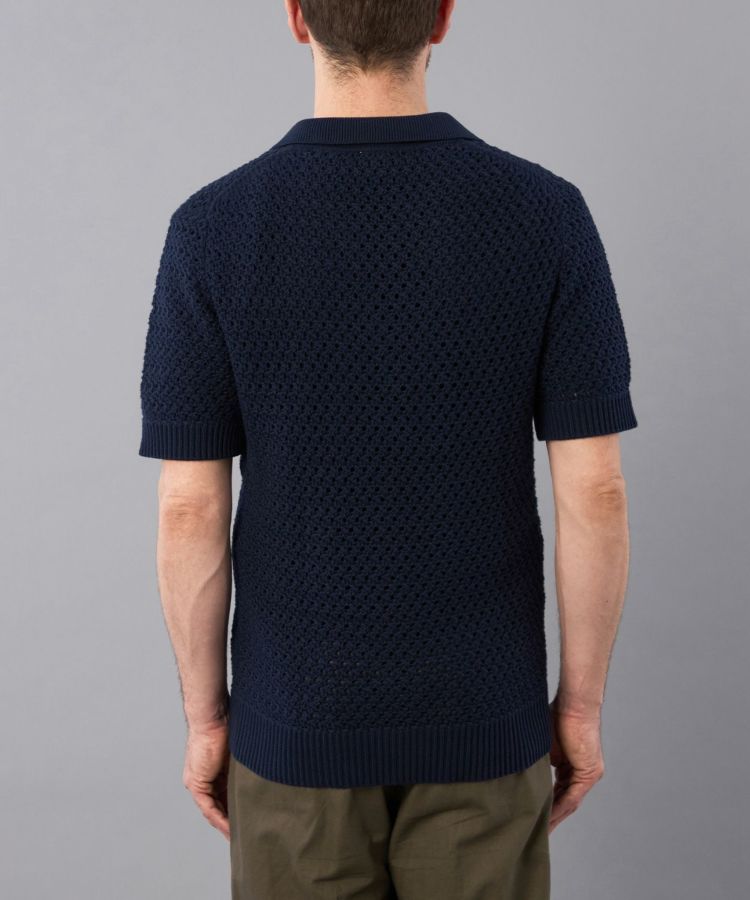 チャンキーニットポロシャツ(MEN) 全2色 | BRITISH MADE