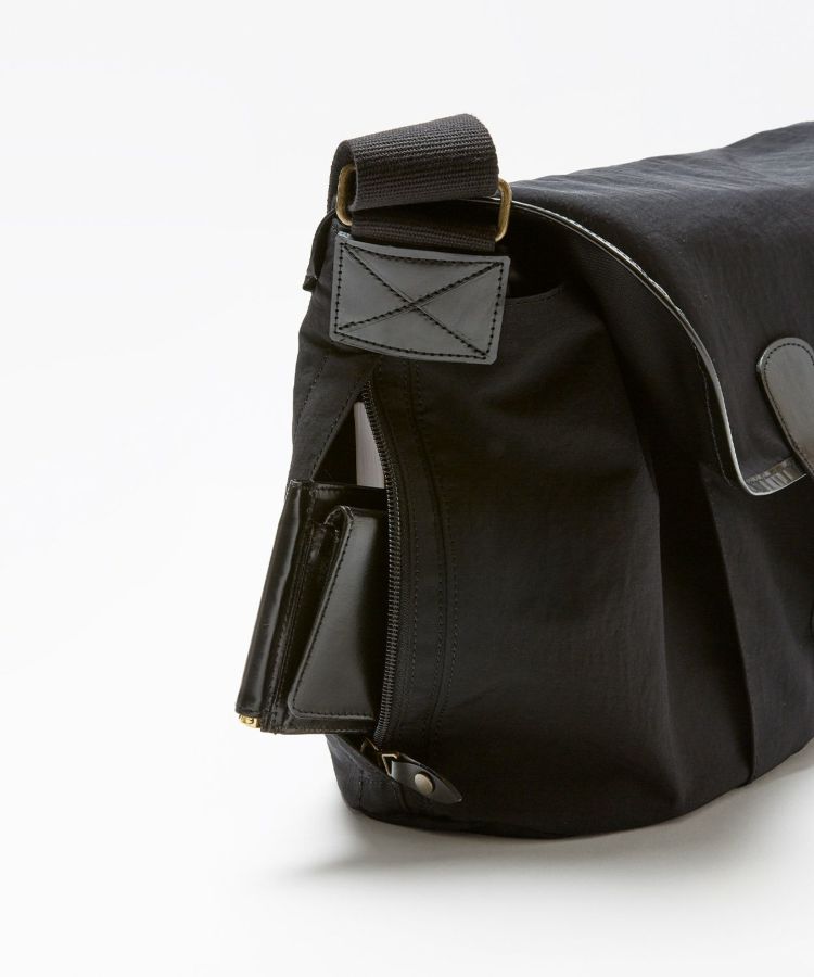 フラップショルダーバッグ(ナイロンタッサー) 全2色 | BRITISH MADE