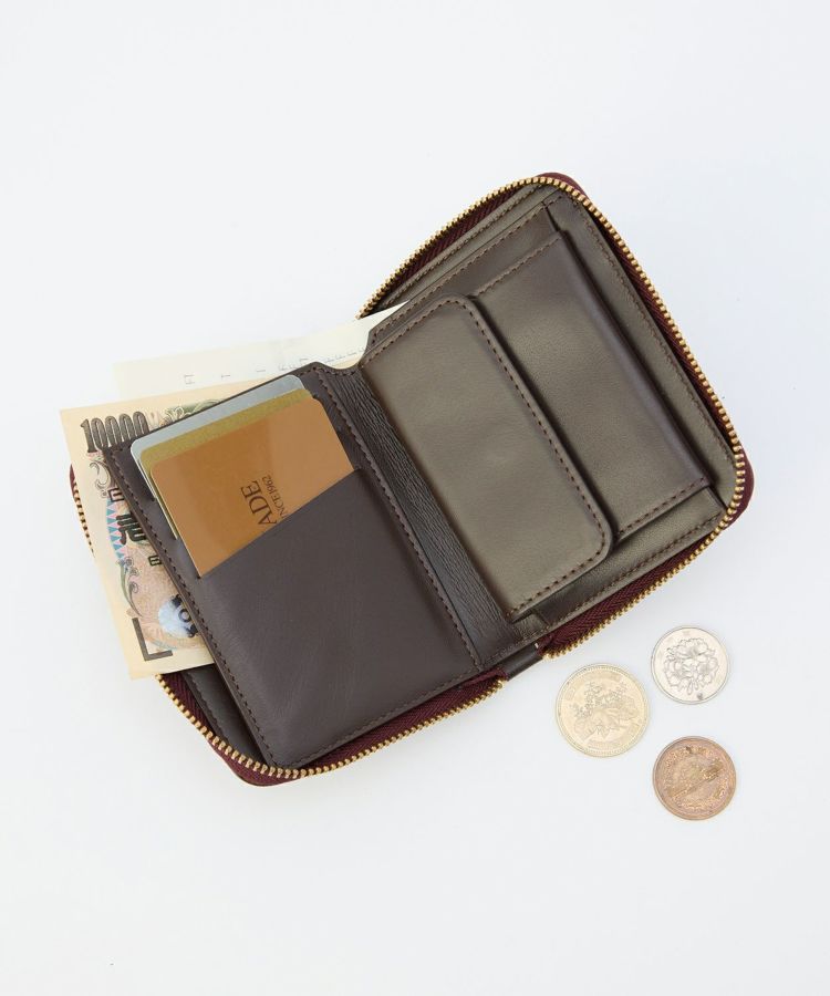 ジップアラウンドスモールウォレット(コードバン) 全3色