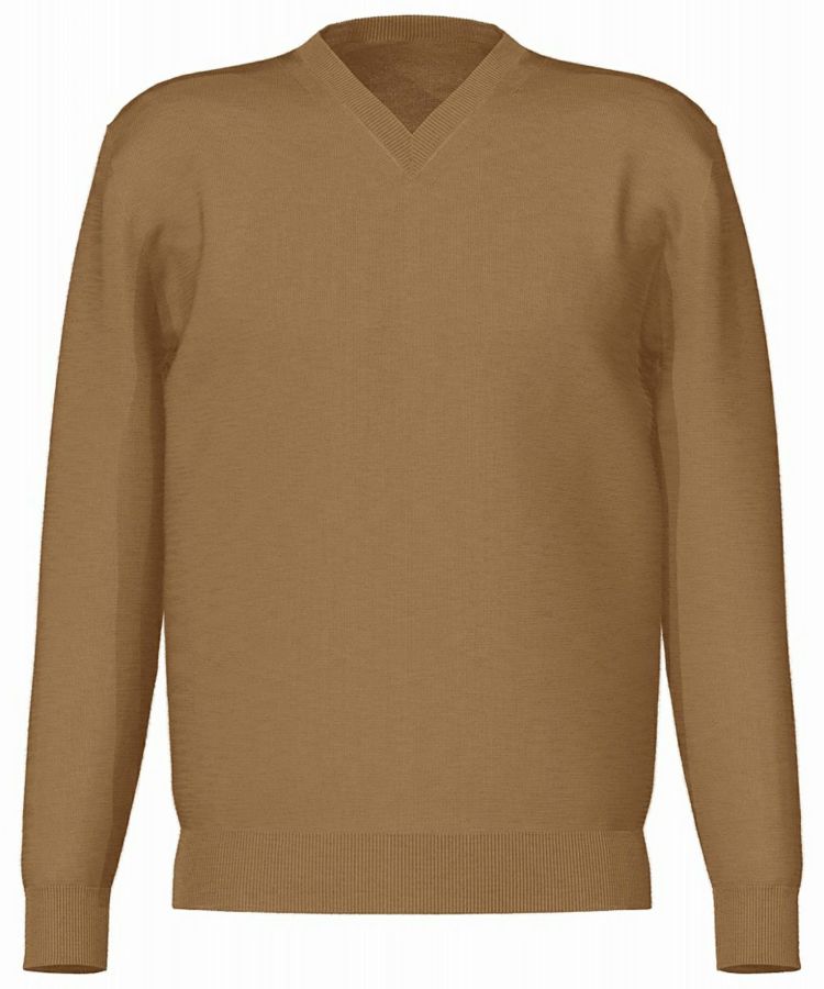 Vネックセーター(メリノウール)(MEN) 全1色 | BRITISH MADE