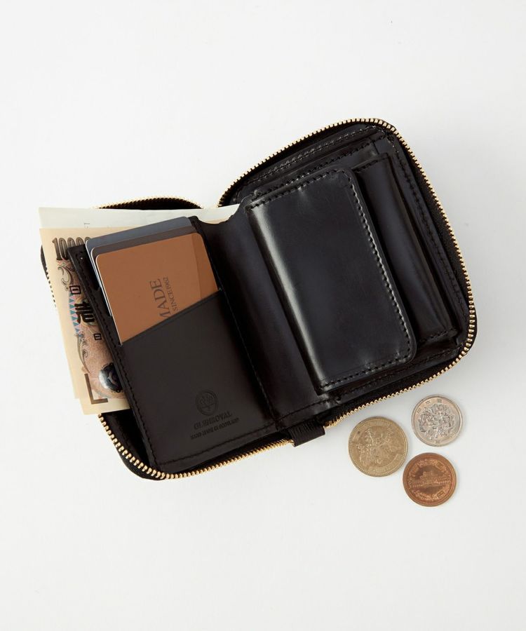スモールジップウォレット(エンボス) 全2色 | BRITISH MADE