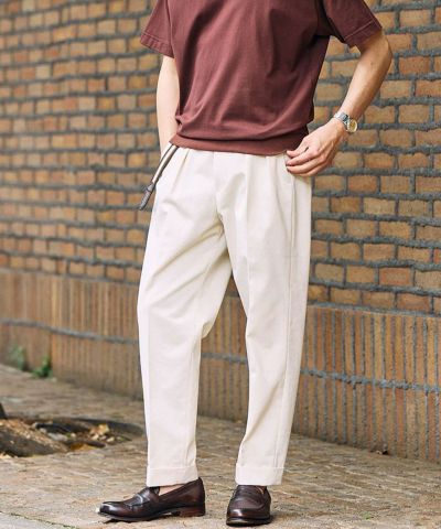 オフィサーパンツ 25SS/ポーツマス(ベルトループ付き)(コットン)(MEN) 全1色
