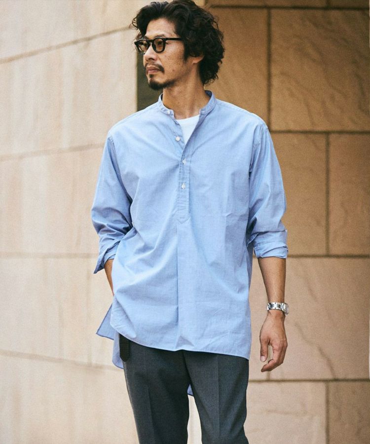 オフィサーシャツ/プリマス(MEN) 全2色 | BRITISH MADE オフィサーシャツ/プリマス(MEN) 全2色 | BRITISH MADE
