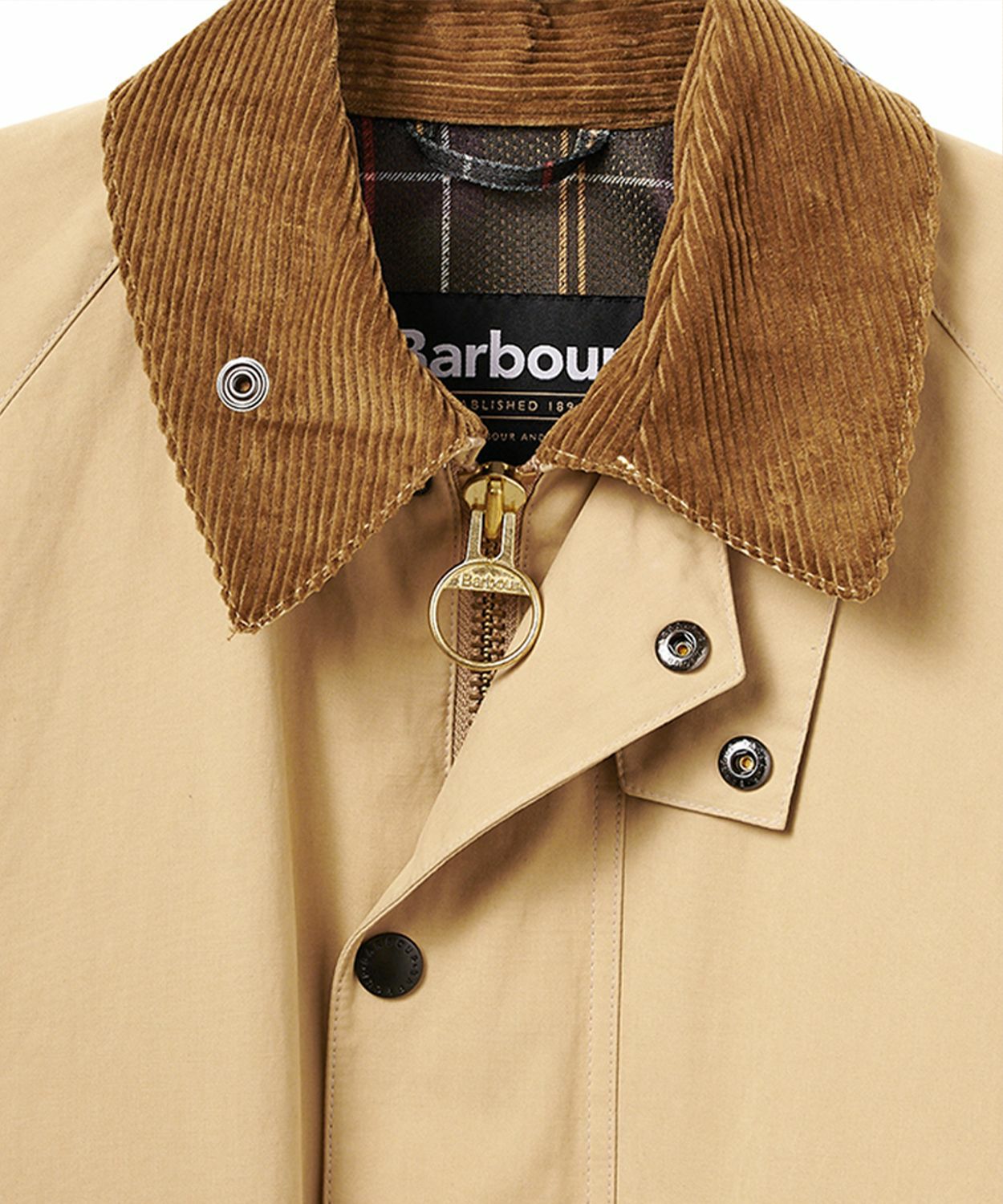 Barbour ボロウデイル サイズ40 ピーチド ボロウデイル(ノンワックス)(UNISEX) 全2色 | BRITISH MADE