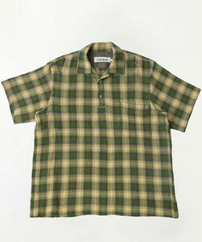 パナマクロスプルオーバーチェックシャツ(MEN) 全2色