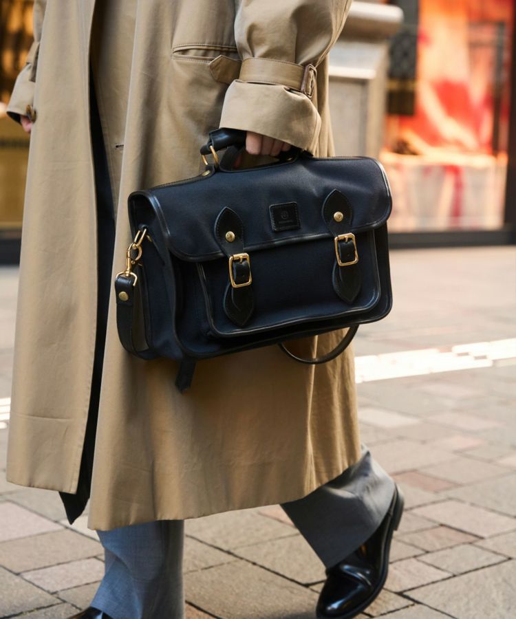 サッチェルバッグ13インチ(キャンバス)(グレイスコレクション) 全2色