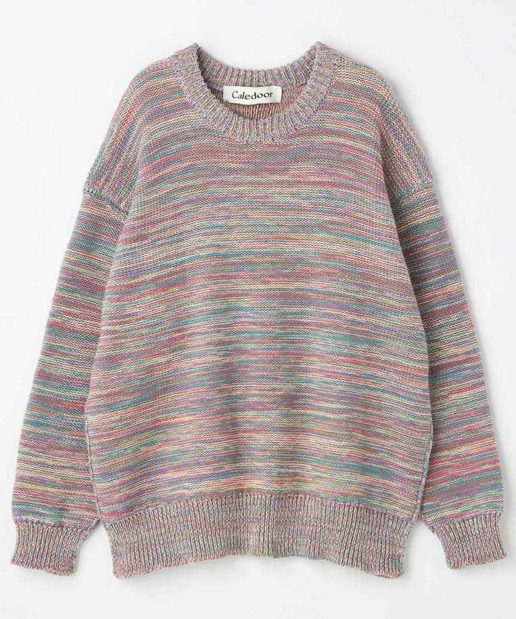macalastair/ニット・セーター(薄手)/36/ウール/GRY 暖かく快適な冬を約束する、スコットランド製デイリーニット