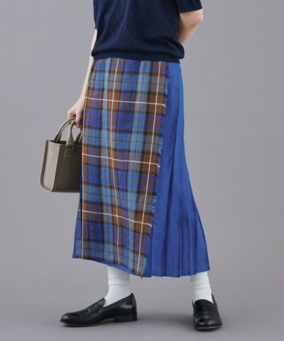 [別注]macalastair × O'NEIL OF DUBLIN ロングキルトスカート(WOMEN) 全3色