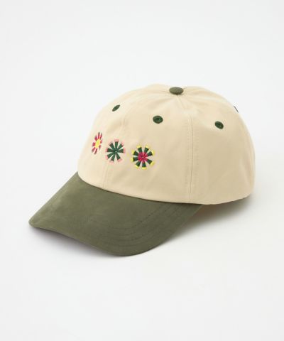 カンタ刺繍バイカラーベースボールキャップ(コットン)(UNISEX) 全1色