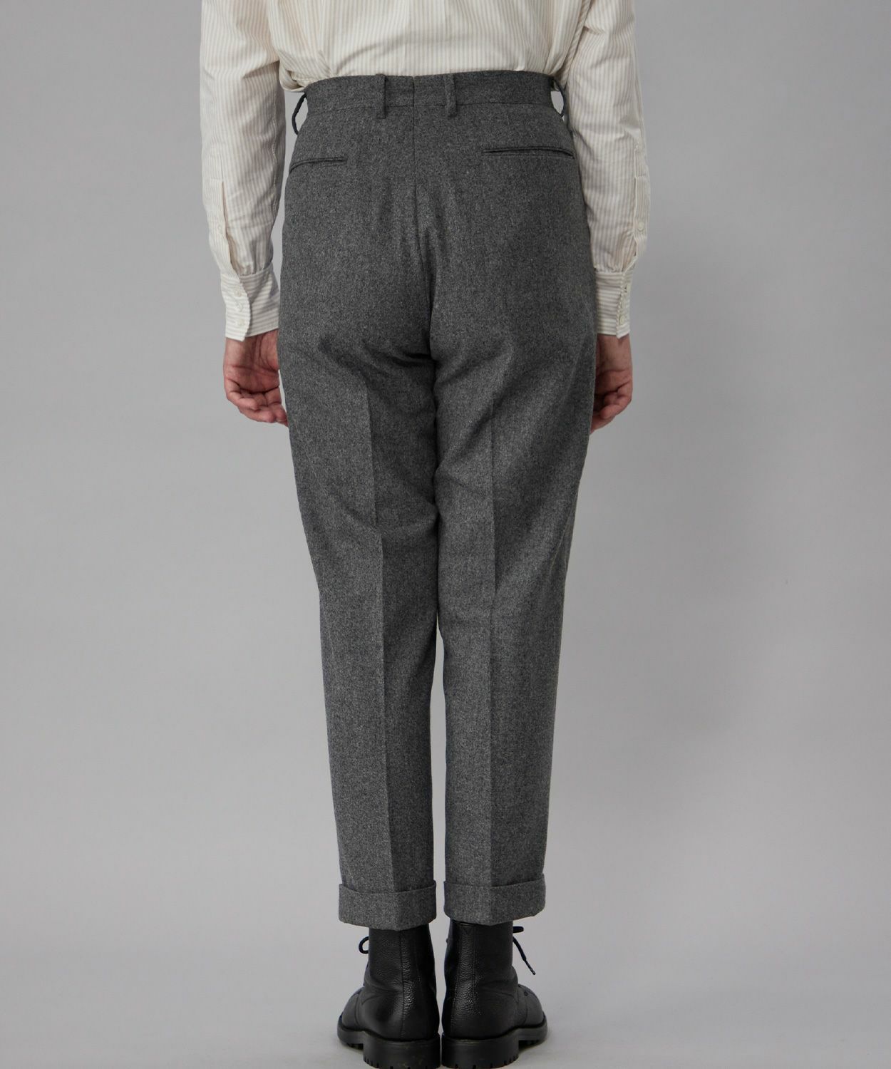 BRITISH MADE オフィサーパンツ ポーツマス フランネル オフィサーパンツ/ポーツマス(ベルトループ付き)(フランネル)(MEN) 全2