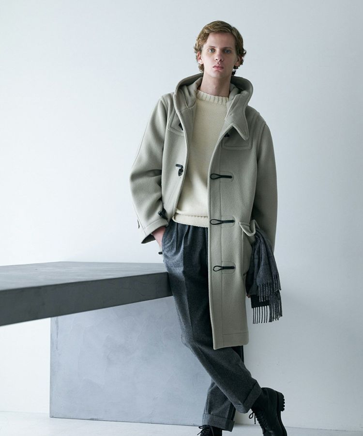 オフィサーパンツ/ポーツマス(ベルトループ付き)(フランネル)(MEN) 全2