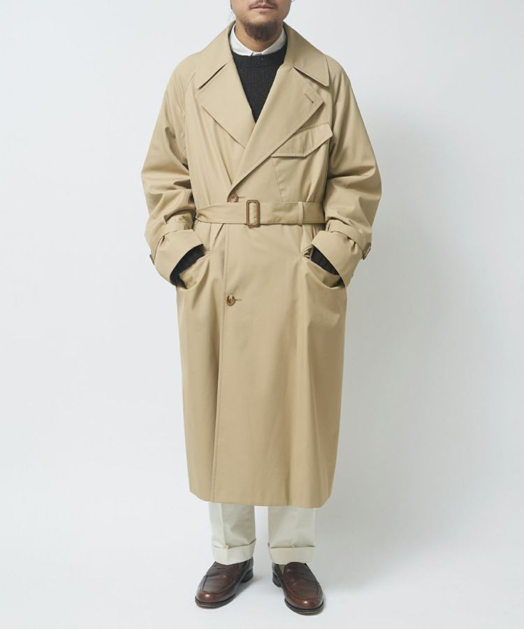 BRITISH MADE トレンチコート ベージュ ユニセックス(Mサイズ) BRITISH MADE トレンチコート ベージュ ユニセックス(Mサイズ