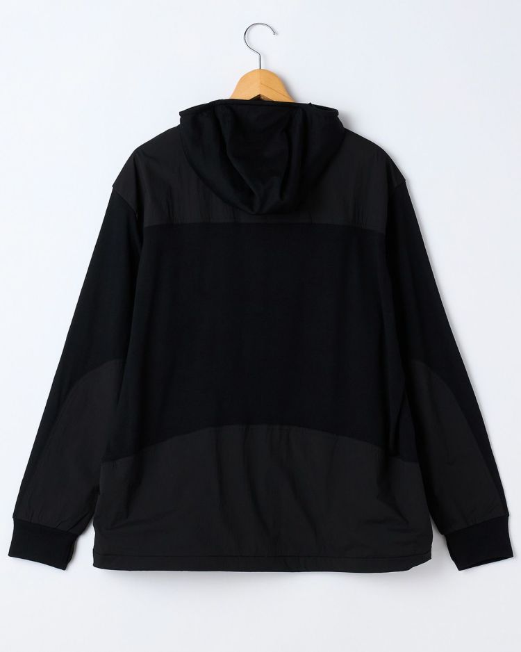 【美品】caledoor カレドアー メリノ長袖カットソー ロンT ウール 黒 メリノウールミリタリーフーデッドセーター(MEN) 全3色