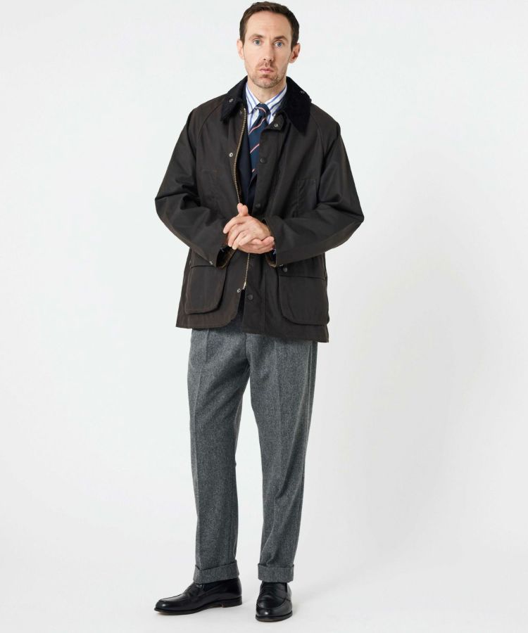 barbour 別注 オーバーサイズ ビデイル ノンオイル 美品 Barbour ブルゾン アウター Barbour/バブアー 別注 BEDALE OS