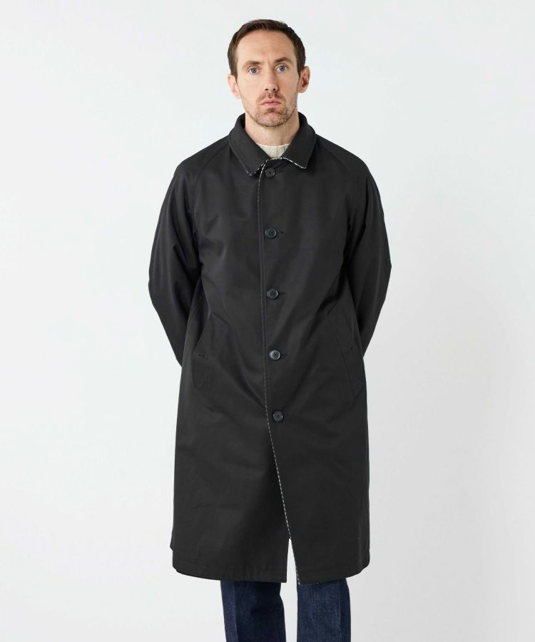 未使用✨　BM BRITISH MADE コート　BM メンズ　バルカマーン バルマカーンコート(M ブラウン): ジャケット/アウター｜Right