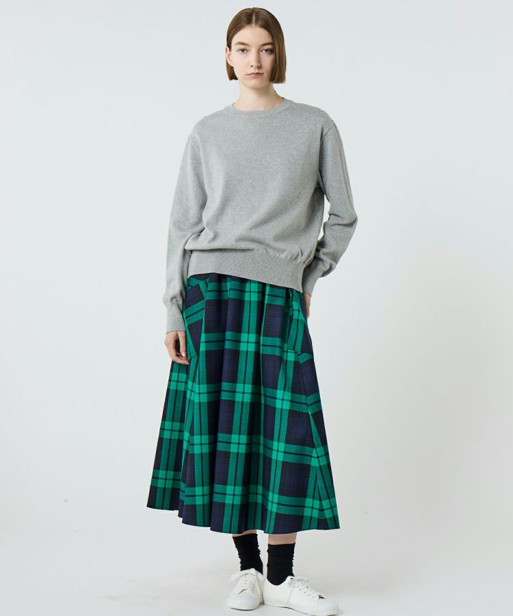 サイドガゼットニットプルオーバー(WOMEN) 全3色