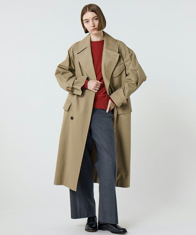 サイドガゼットニットプルオーバー(WOMEN) 全3色